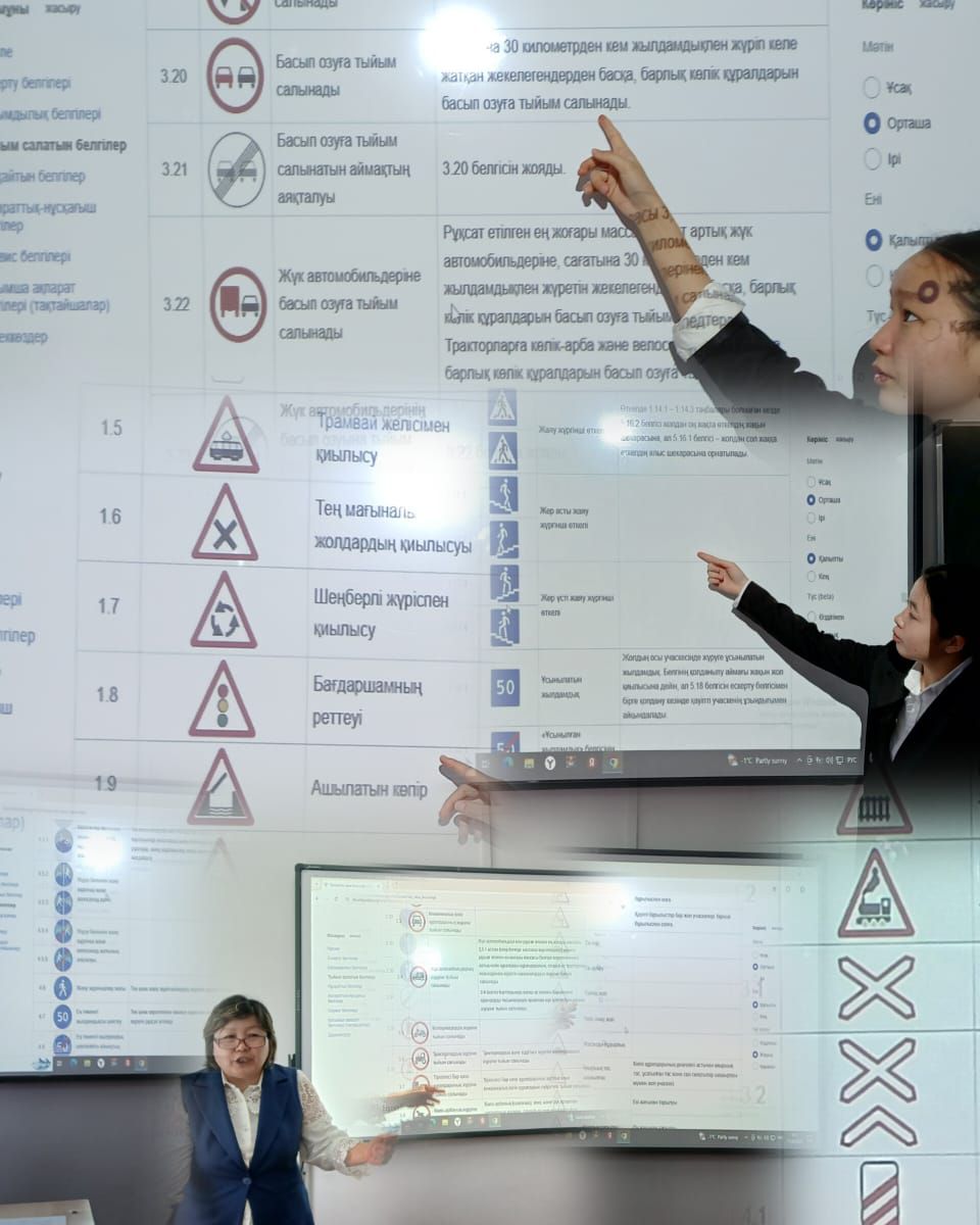 "Жол белгілері және олардың мақсаты" тақырыбында   сынып сағаты өтті.