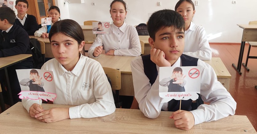 “Құқық бұзушылықтың алдын алу” айлығы аясында  «Буллингтен қорған» сынып сағаты.