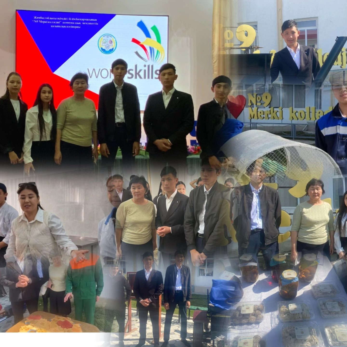 2сәуір күні  аудан аумағында орналасқан №9 Меркі  колледжінде «WorldSkills Merke 2025» чемпионат және мамандықтар жәрменкесіне 9-сынып оқушылары қатысты.