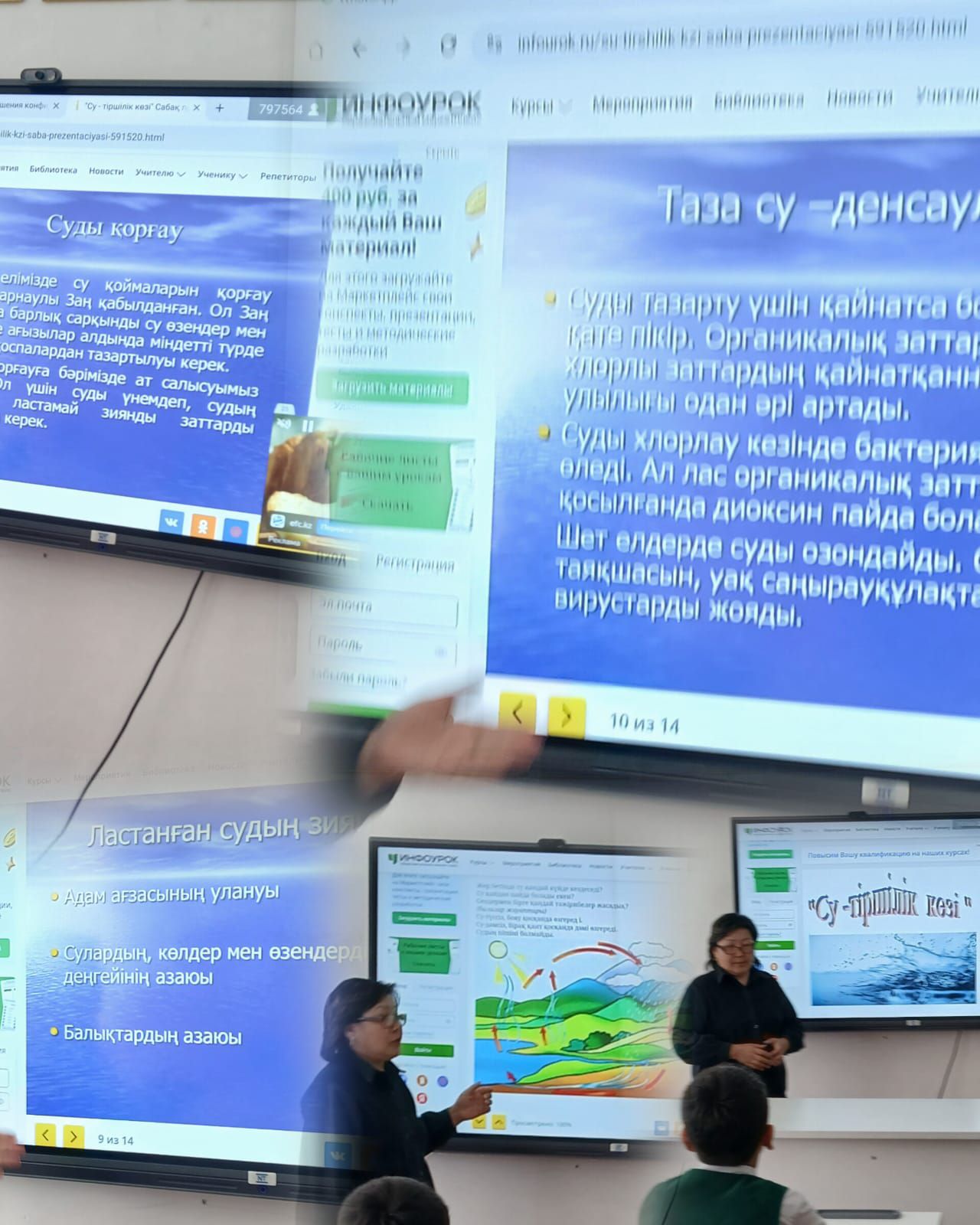 "Су-тіршілік көзі" тақырыбында  сынып сағаты  өткізілді.