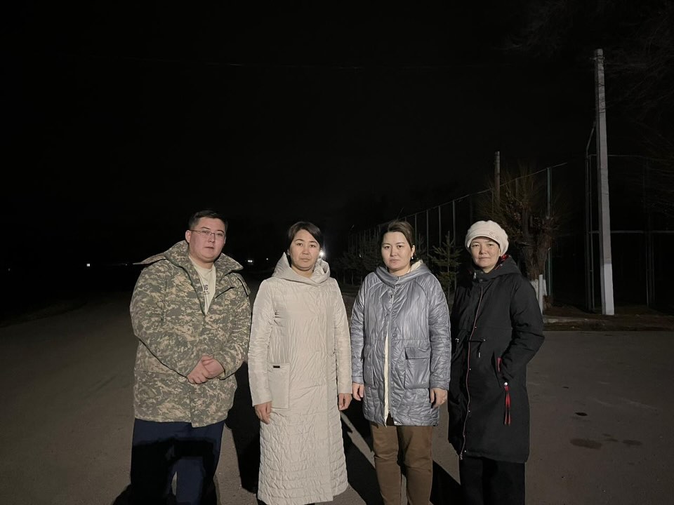 «Кәмелетке толмағандар арасындағы құқық бұзушылықтың профилактикасы мен балалардың қадағалаусыз және панасыз қалуының алдын алу туралы»түнгі рейдтік іс-шарасы жүргізілді.