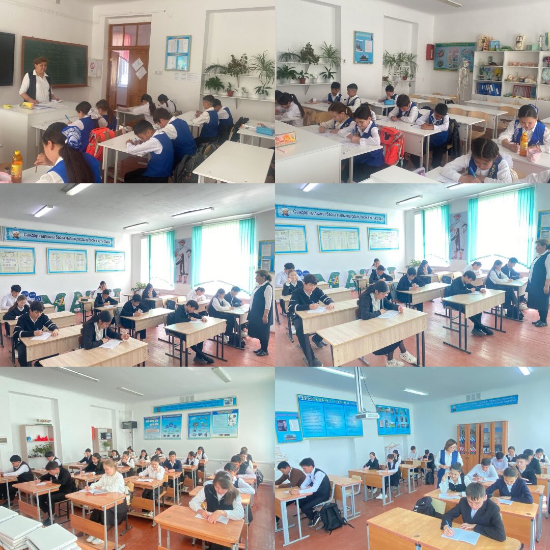 30.03.2026 жылы 4,9 сынып білім алушыларының білім жетістіктерінің мониторингі (ББЖМ) дайындық жұмыстарын жүргізу үшін тест алынды.